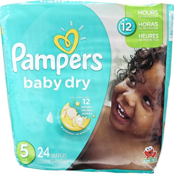 PAMPERS BABY DRY DISPOSABLE DIAPERS